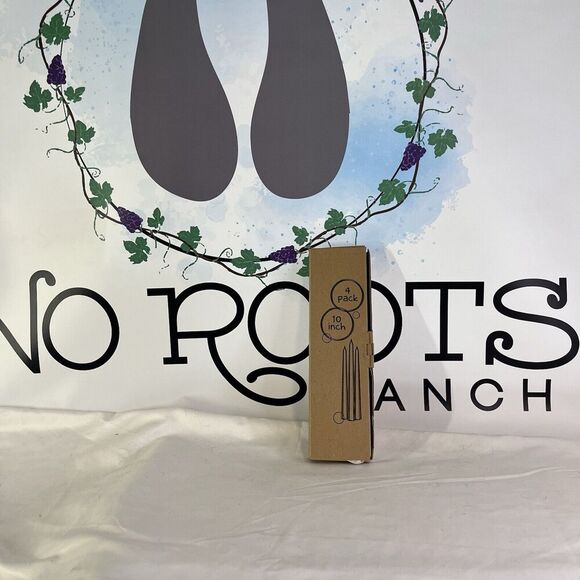 Set Of 4 Yellow Tapered Candles 10 Inch - Picture 2 of 3